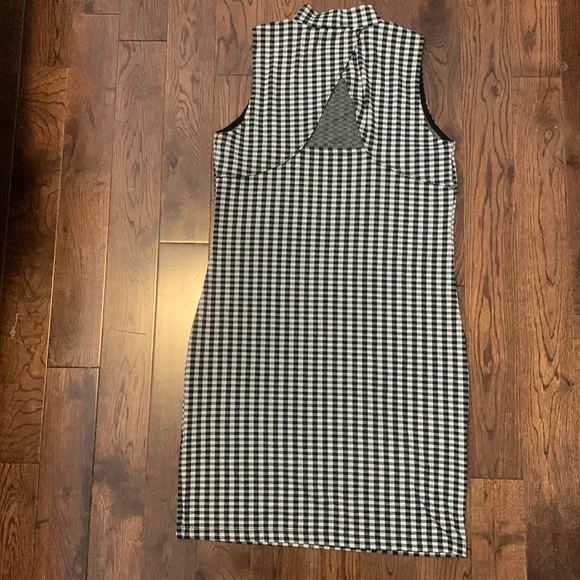 Checkered bodycon dress size 10 - Picture 2 of 3